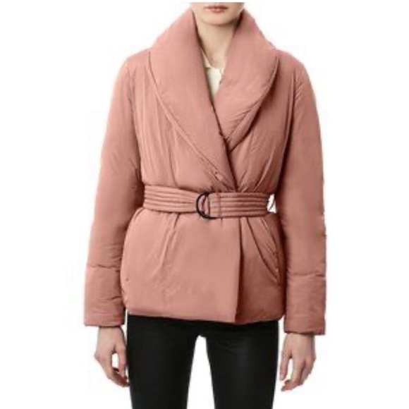 Women's Pink Belted Jacket - Picture 1 of 13